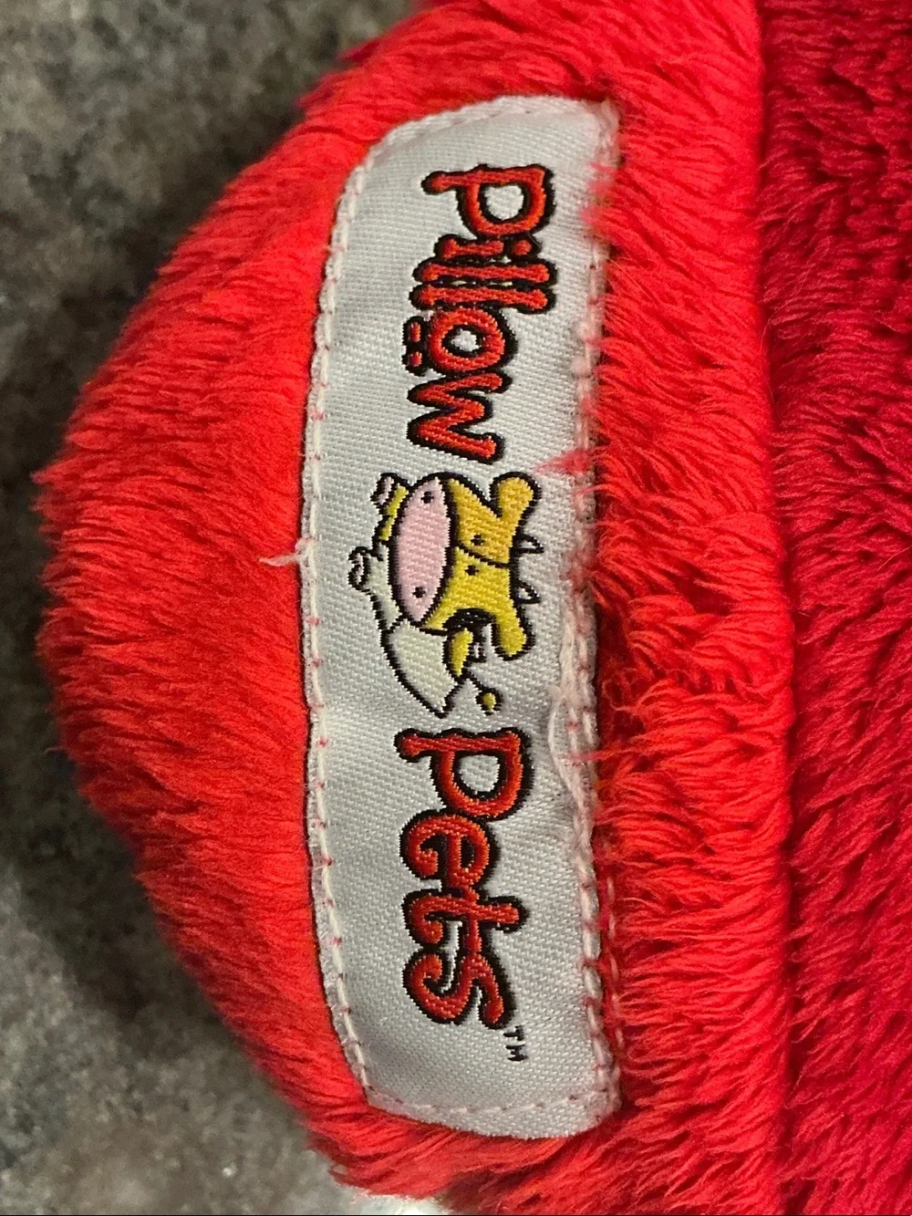 Arkansas Red Plush Accent Pillow with Mascot Head